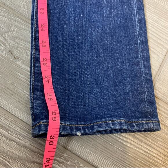 Madewell The High-Rise Slim Boyjean in Medium Blue Wash Style s 26 - Picture 5 of 7